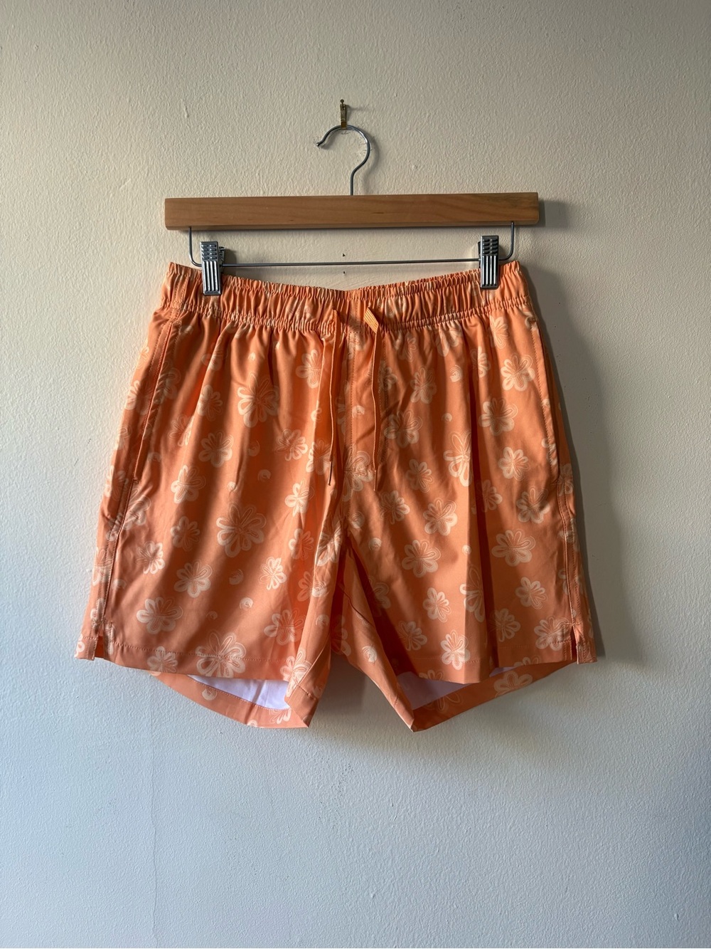 Bearbottom Stretch Men's Orange Swim Trunks